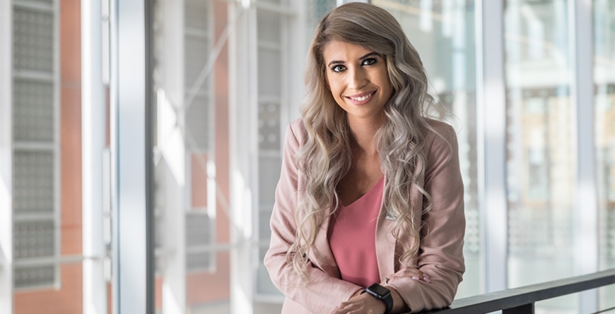 This Saturday, mechanical engineering major Vanessa Andrade will participate in the university’s second fall commencement ceremony.