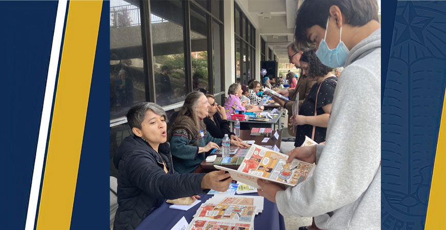 Author fair organized by UC Merced Center for Humanities