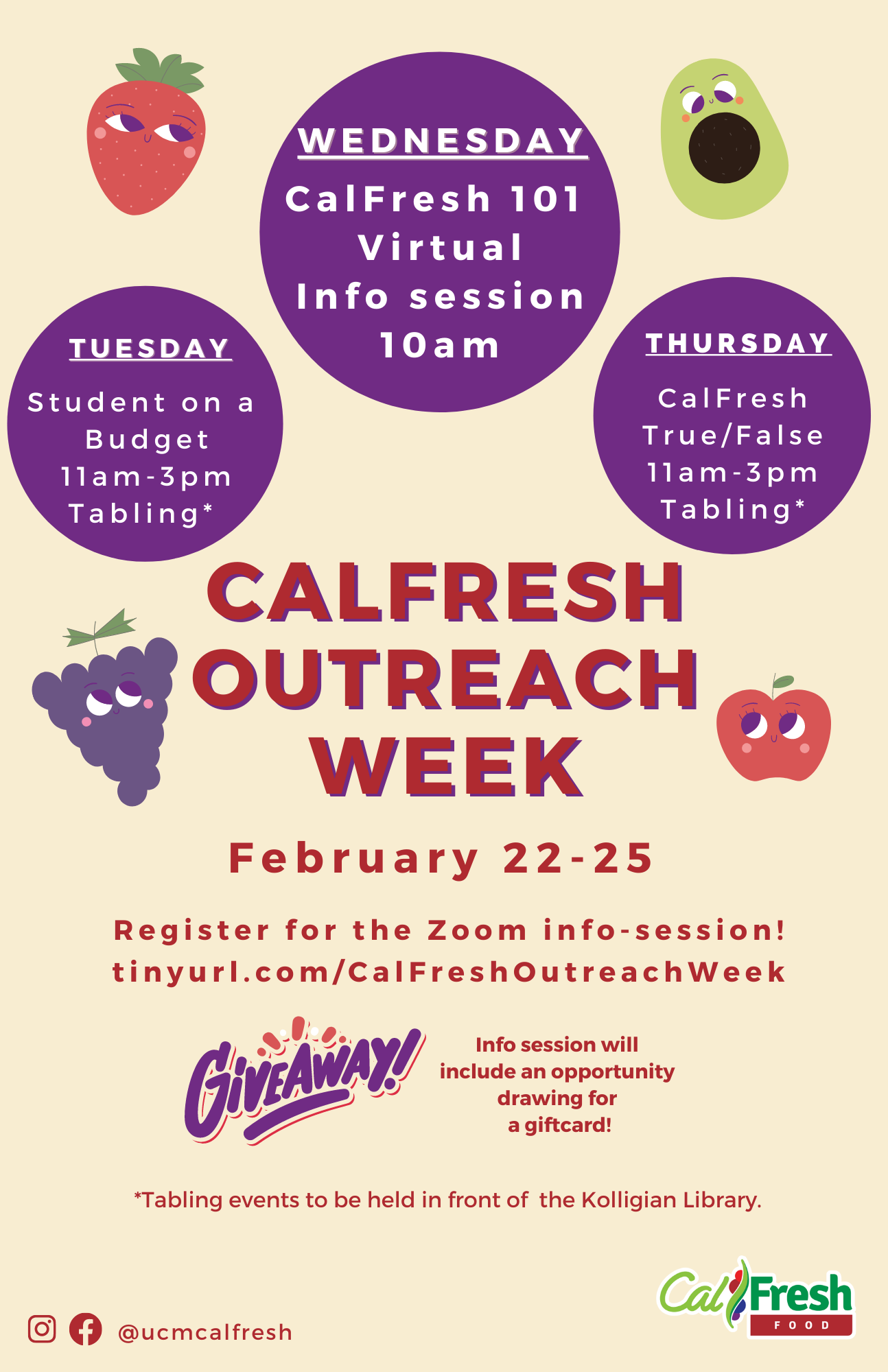 CalFresh Outreach Week Flyer