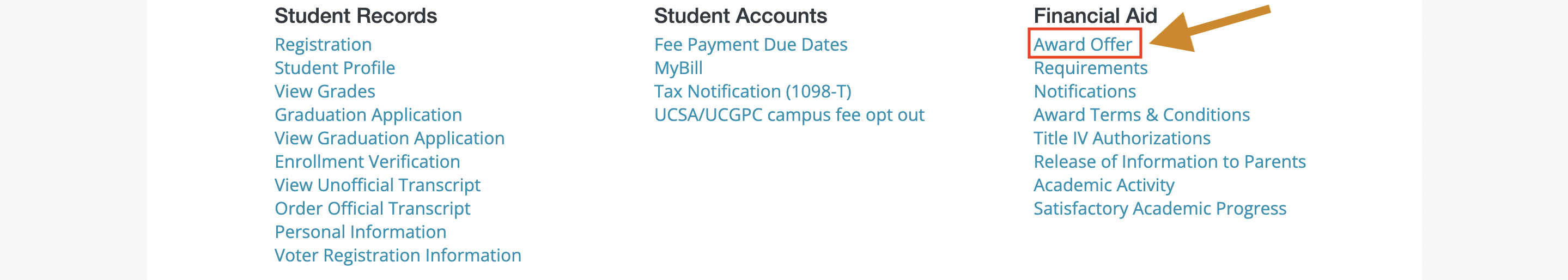 My Student Record